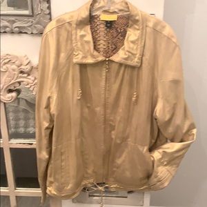 Worn once leather jacket